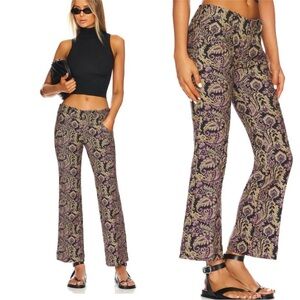 Free People Walker Relaxed Jacquard Pant